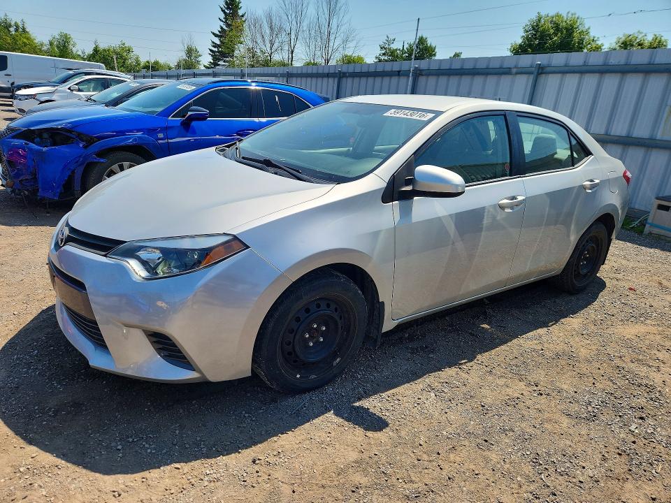 59143016 :رقم المزاد ، 2T1BURHE4GC737459 vin ، 2016 Toyota Corolla مزاد بيع