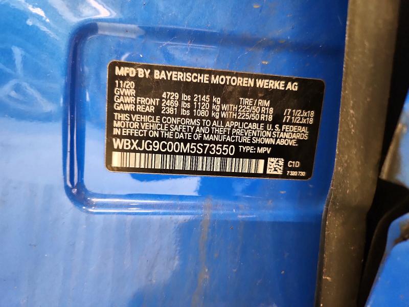 Продаж на аукціоні авто 2021 Bmw X1, vin: WBXJG9C00M5S73550, номер лоту: 61835576