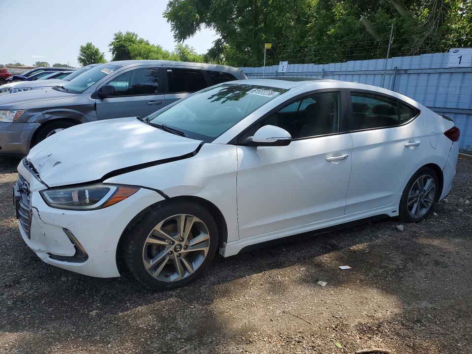 61533236 :رقم المزاد ، KMHD84LF6JU482027 vin ، 2018 Hyundai Elantra مزاد بيع