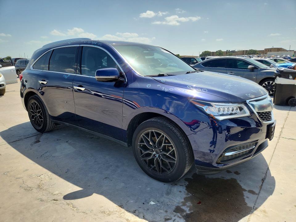 2016 Acura Mdx მანქანა იყიდება აუქციონზე, vin: 5FRYD3H96GB006875, აუქციონის ნომერი: 60719076