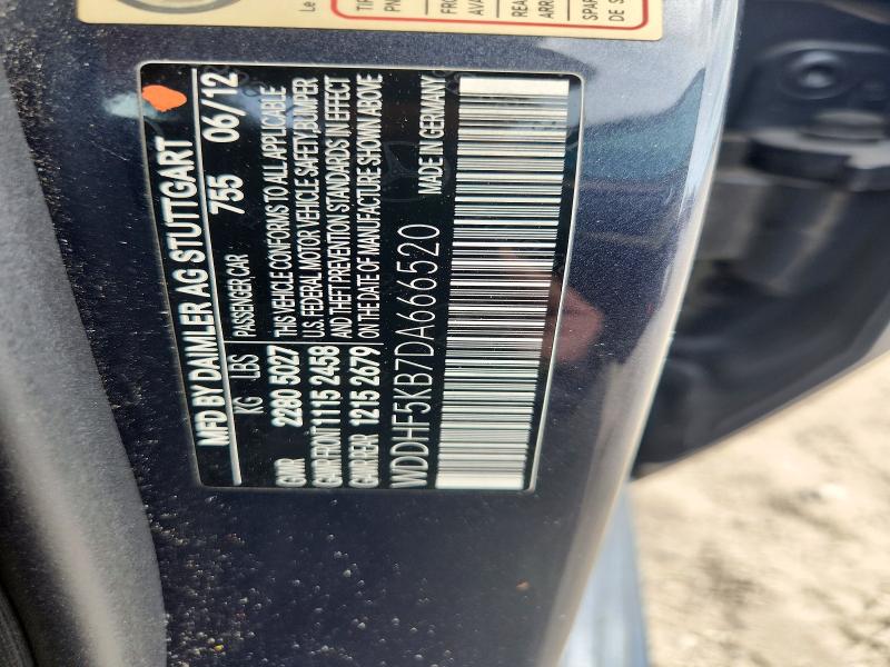 Aukcja sprzedaży 2013 Mercedes-benz E, vin: WDDHF5KB7DA666520, numer aukcji: 59534696