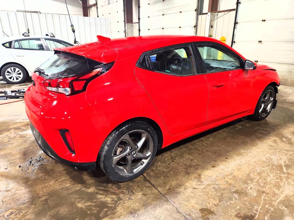 2019 Hyundai Veloster მანქანა იყიდება აუქციონზე, vin: KMHTG6AF6KU016967, აუქციონის ნომერი: 62035876