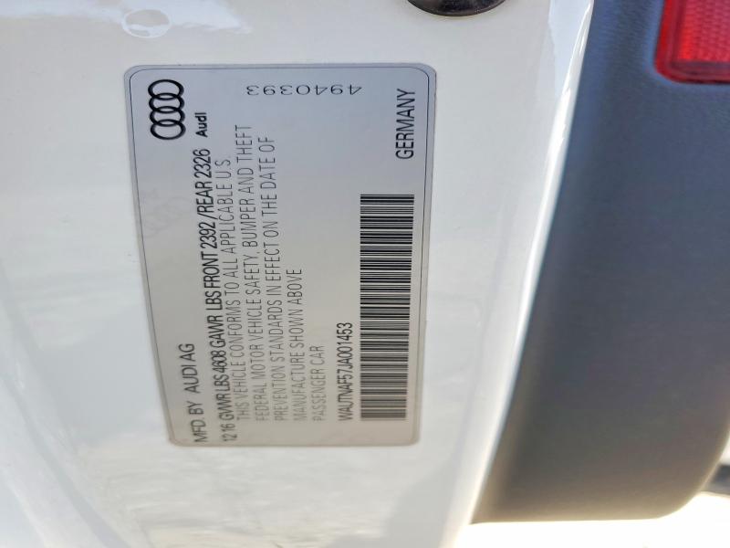 Продажа на аукционе авто 2018 Audi A5, vin: WAUTNAF57JA001453, номер лота: 62111516