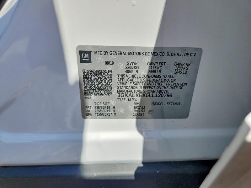 63236626 :رقم المزاد ، 3GKALXEX5LL130796 vin ، 2020 Gmc Terrain مزاد بيع