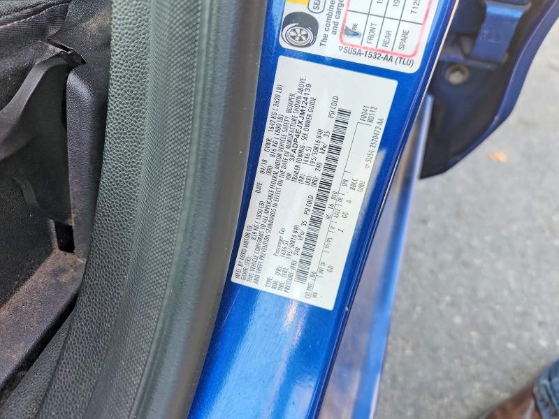 2018 Ford Fiesta მანქანა იყიდება აუქციონზე, vin: 3FADP4EJXJM124139, აუქციონის ნომერი: 61504426