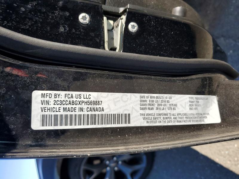 2023 Chrysler 300 მანქანა იყიდება აუქციონზე, vin: 2C3CCABGXPH569887, აუქციონის ნომერი: 59347266