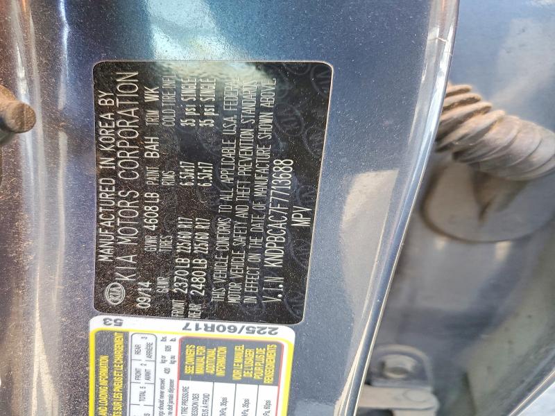 Aukcja sprzedaży 2015 Kia Sportage, vin: KNDPBCAC7F7713688, numer aukcji: 62284436