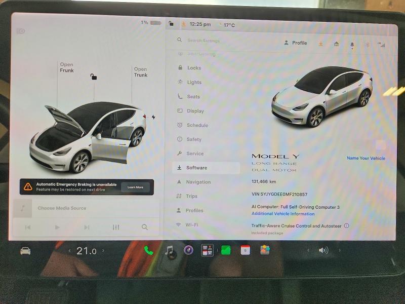 2021 Tesla Model Y მანქანა იყიდება აუქციონზე, vin: 5YJYGDEE0MF210857, აუქციონის ნომერი: 60120376