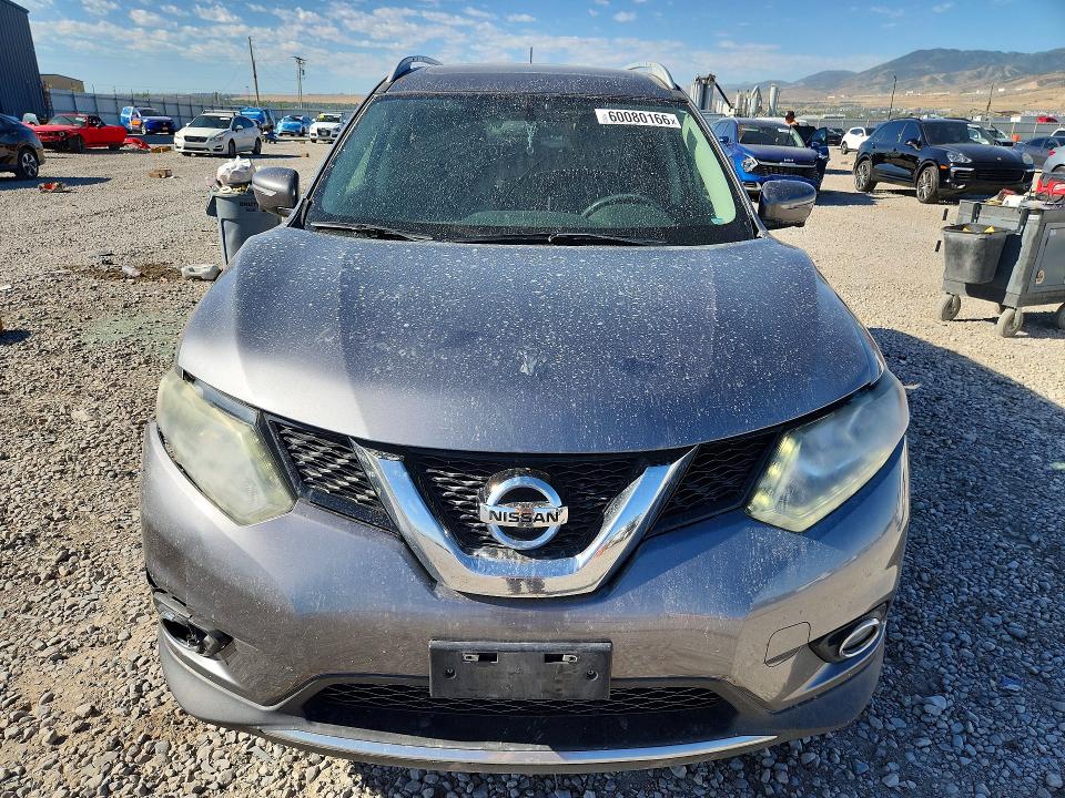 60080166 :رقم المزاد ، 5N1AT2MV1FC899872 vin ، 2015 Nissan Rogue مزاد بيع
