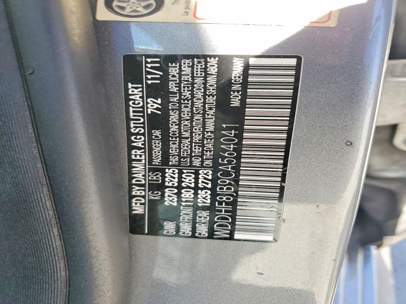 Aukcja sprzedaży 2012 Mercedes-benz E, vin: WDDHF8JB9CA564041, numer aukcji: 60789916
