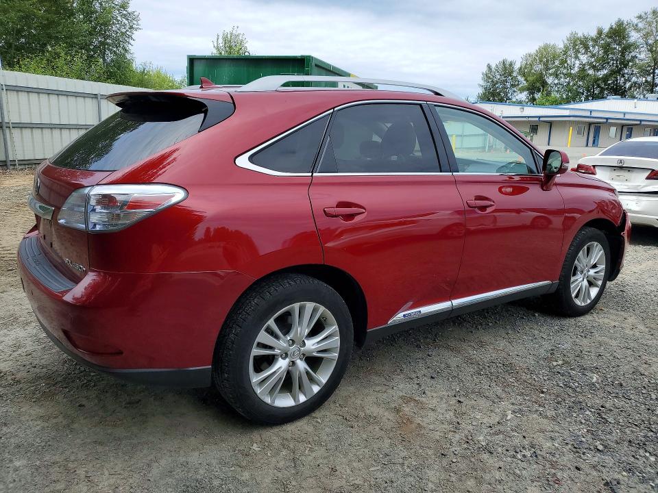 60153926 :رقم المزاد ، JTJBC1BA7B2037434 vin ، 2011 Lexus Rx مزاد بيع