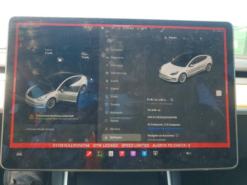 Продажа на аукционе авто 2018 Tesla Model 3, vin: 5YJ3E1EA2JF014748, номер лота: 59699226
