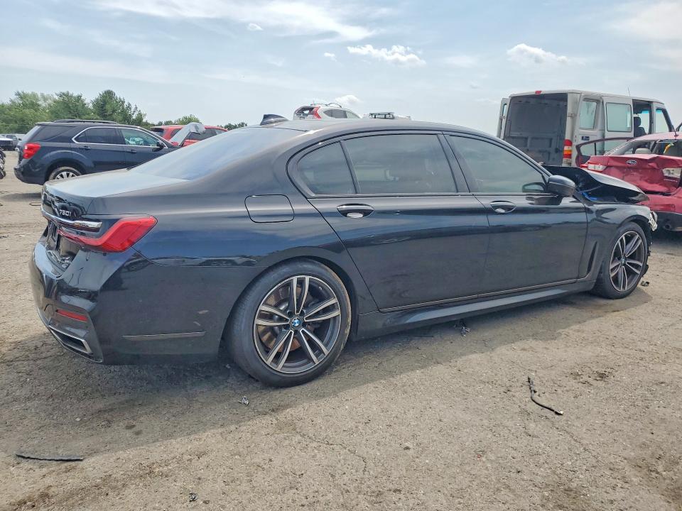 2022 Bmw 750 მანქანა იყიდება აუქციონზე, vin: WBA7U2C02NCJ34070, აუქციონის ნომერი: 61122166