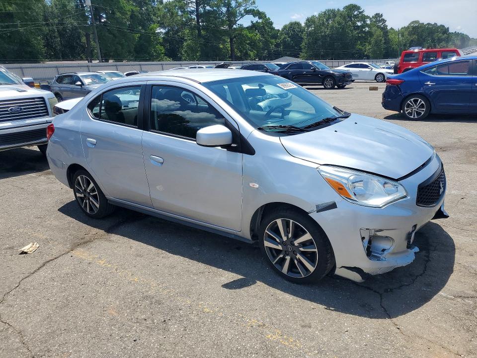2020 Mitsubishi Mirage მანქანა იყიდება აუქციონზე, vin: ML32F3FJ8LHF07975, აუქციონის ნომერი: 58989376