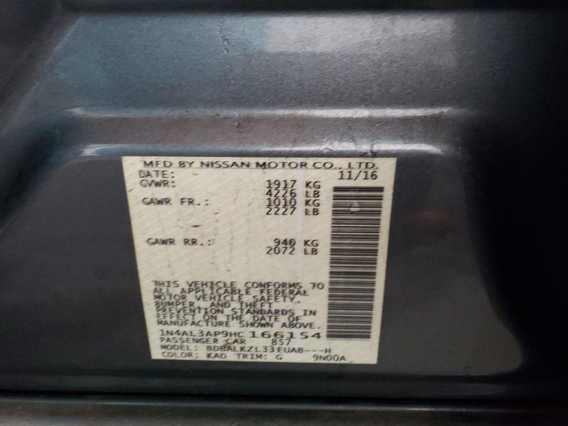 Aukcja sprzedaży 2017 Nissan Altima, vin: 1N4AL3AP9HC166154, numer aukcji: 63069986