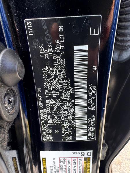 Aukcja sprzedaży 2014 Lexus Gx, vin: JTJBM7FX1E5069216, numer aukcji: 60687416