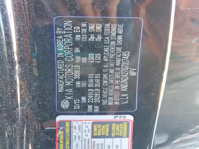 Продажа на аукционе авто 2016 Kia Soul, vin: KNDJN2A27G7317485, номер лота: 63571366