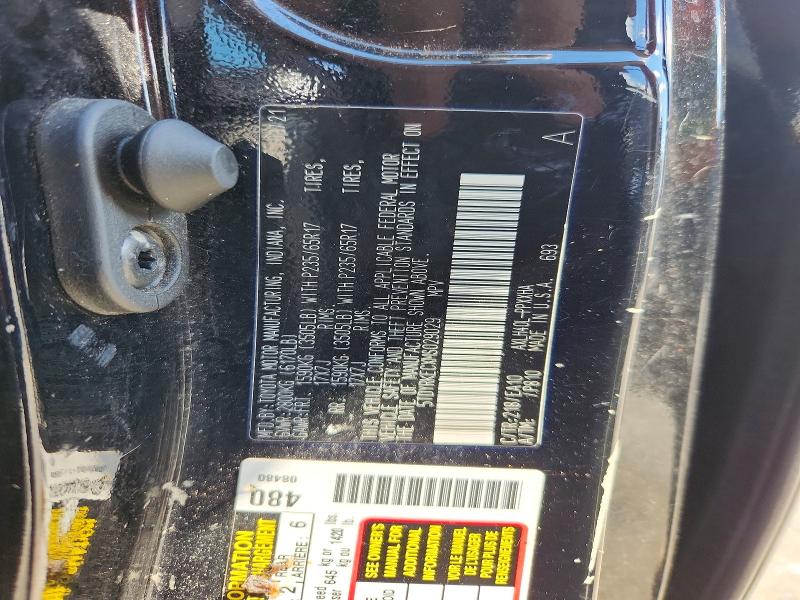 Aukcja sprzedaży 2021 Toyota Sienna, vin: 5TDYRKECXMS029029, numer aukcji: 63164016