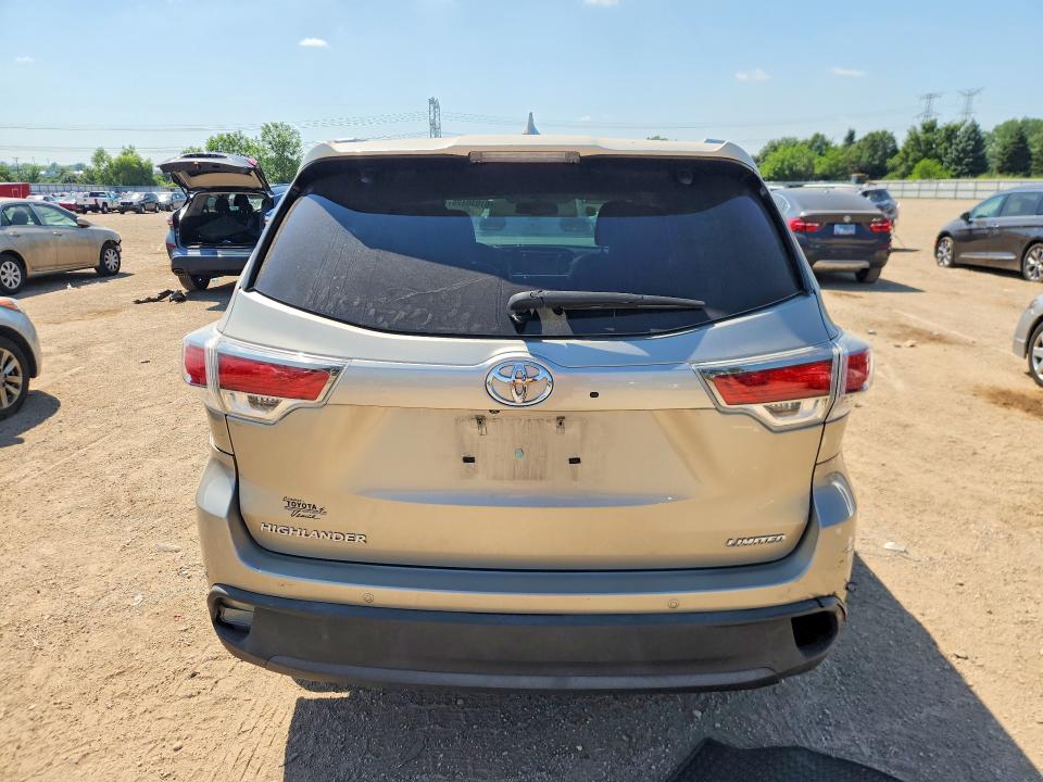 Aukcja sprzedaży 2015 Toyota Highlander, vin: 5TDYKRFH5FS046086, numer aukcji: 61035426