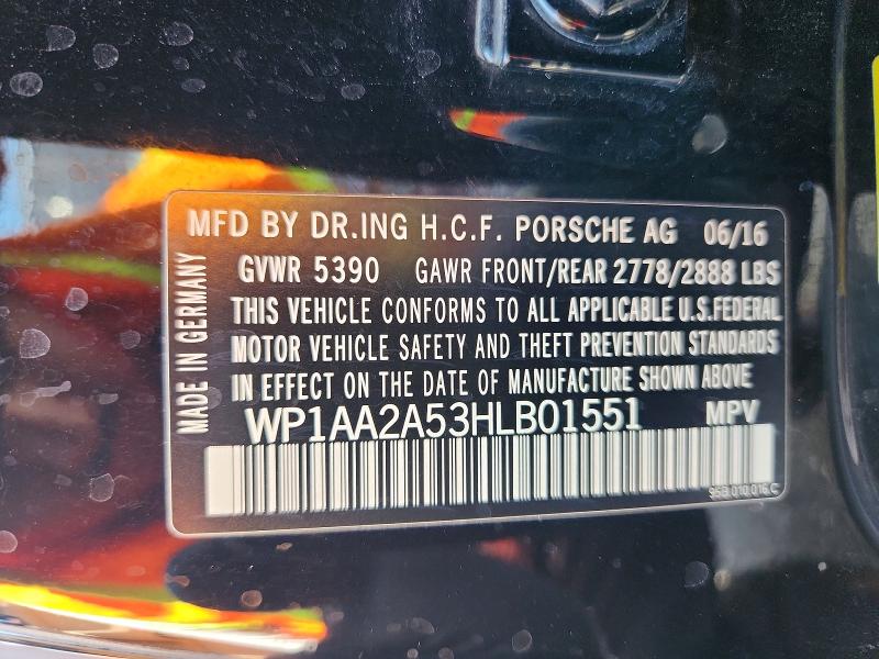 Продажа на аукционе авто 2017 Porsche Macan, vin: WP1AA2A53HLB01551, номер лота: 63219466