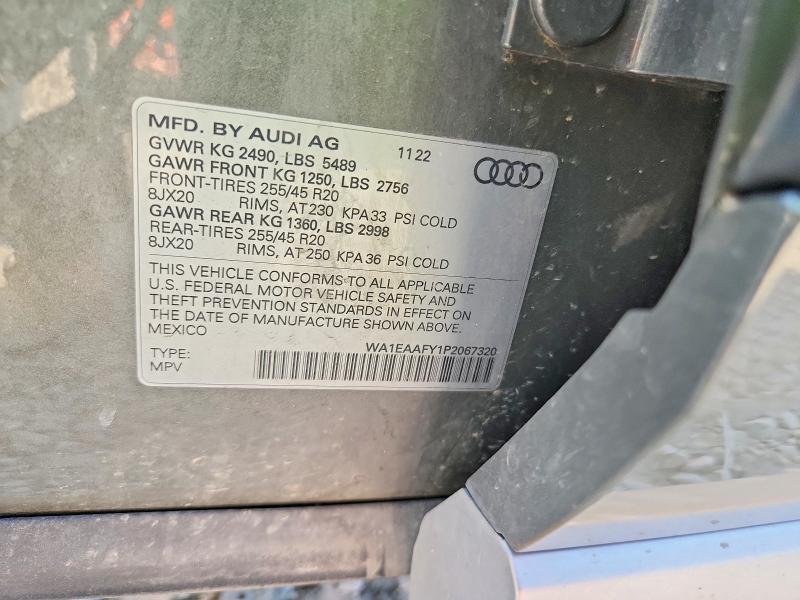 Aukcja sprzedaży 2023 Audi Q5, vin: WA1EAAFY1P2067320, numer aukcji: 60775006