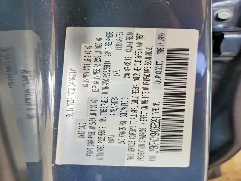 62653946 :رقم المزاد ، JM3KFACY9M0395291 vin ، 2021 Mazda Cx-5 مزاد بيع