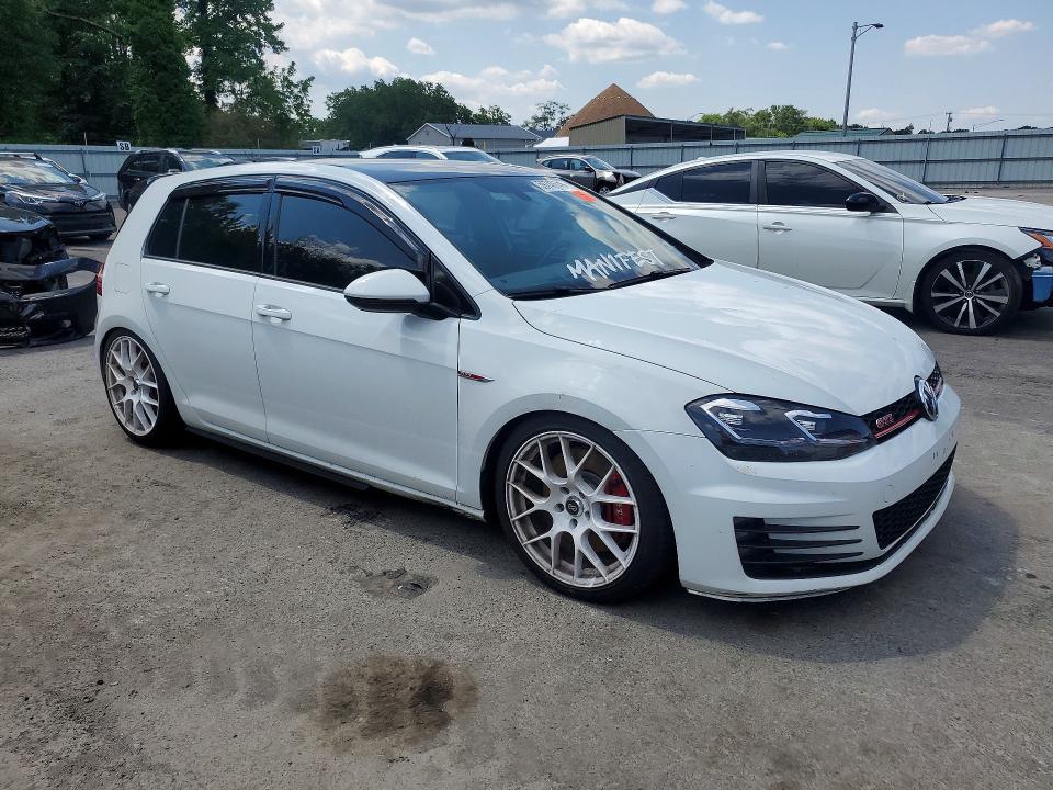 2017 Volkswagen Gti მანქანა იყიდება აუქციონზე, vin: 3VW447AU9HM062809, აუქციონის ნომერი: 59740646