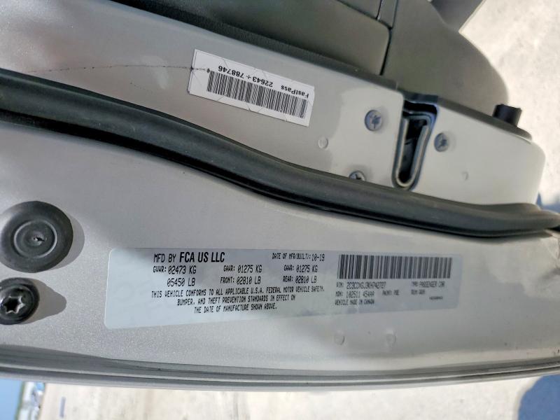 61918096 :رقم المزاد ، 2C3CDXGJ3KH742727 vin ، 2019 Dodge Charger مزاد بيع