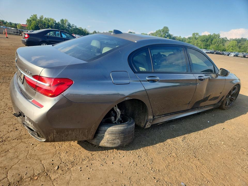 2017 Bmw 740 მანქანა იყიდება აუქციონზე, vin: WBA7E2C58HG740107, აუქციონის ნომერი: 62294596
