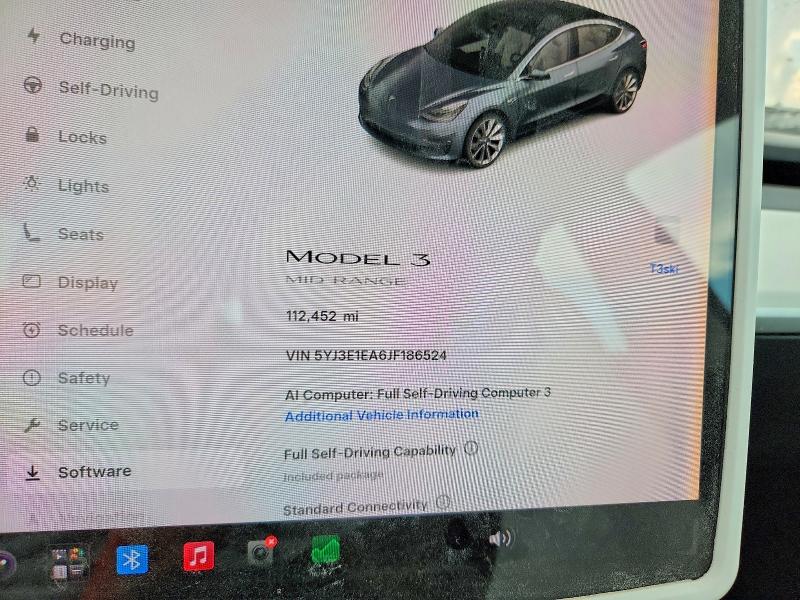 Aukcja sprzedaży 2018 Tesla Model 3, vin: 5YJ3E1EA6JF186524, numer aukcji: 60044696