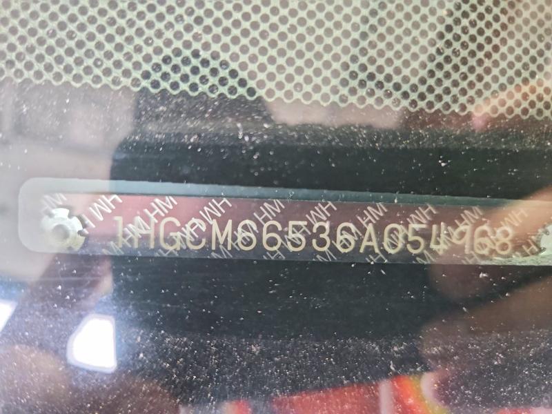 Aukcja sprzedaży 2006 Honda Accord, vin: 1HGCM66536A054968, numer aukcji: 59546096