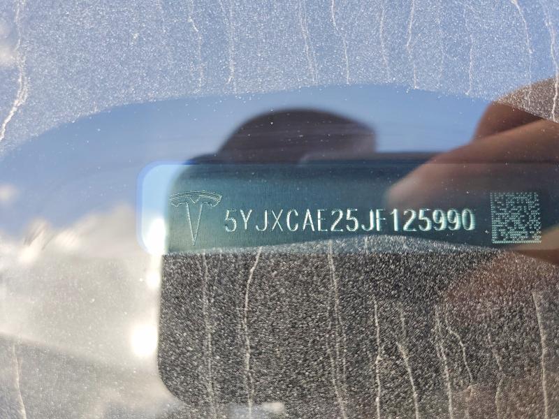 Продажа на аукционе авто 2018 Tesla Model X, vin: 5YJXCAE25JF125990, номер лота: 57560206