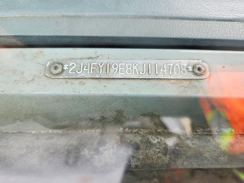 62048796 :رقم المزاد ، 2J4FY19E8KJ114708 vin ، 1989 Jeep Wrangler / Yj مزاد بيع