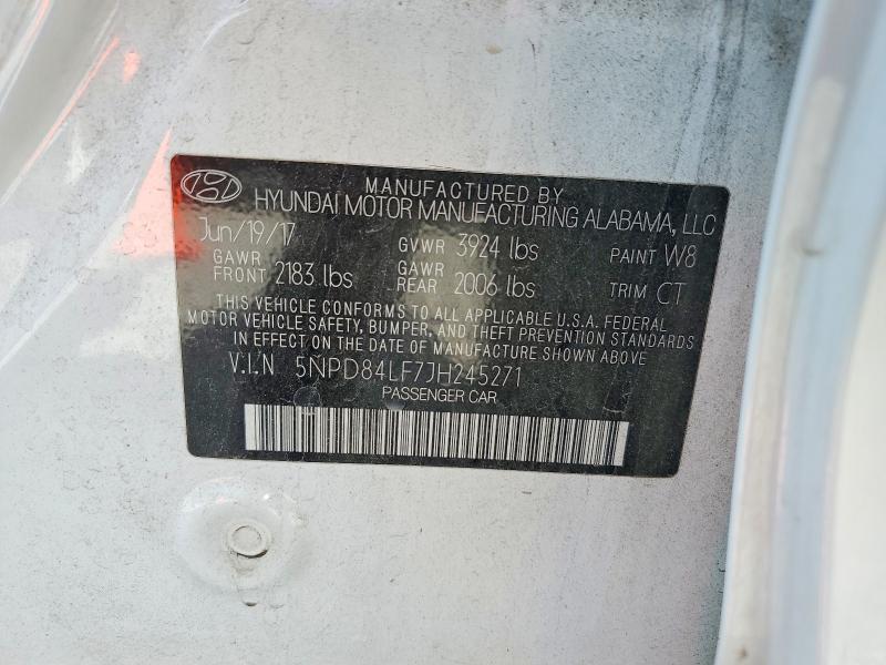 Продаж на аукціоні авто 2018 Hyundai Elantra, vin: 5NPD84LF7JH245271, номер лоту: 60466826