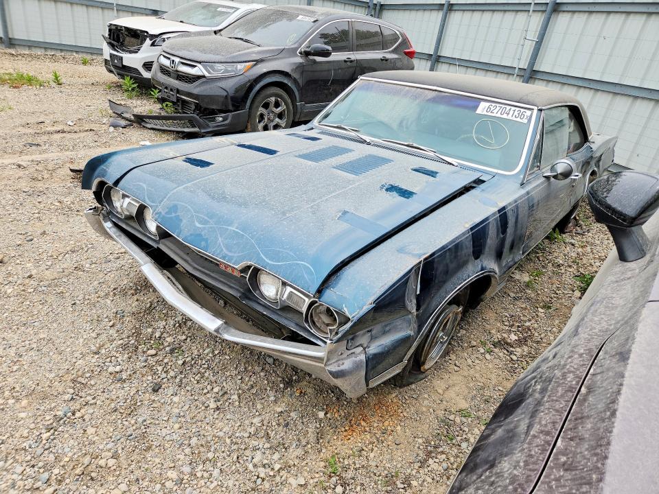 Aukcja sprzedaży 1967 Oldsmobile Cutlass, vin: 338177G110678, numer aukcji: 62704136