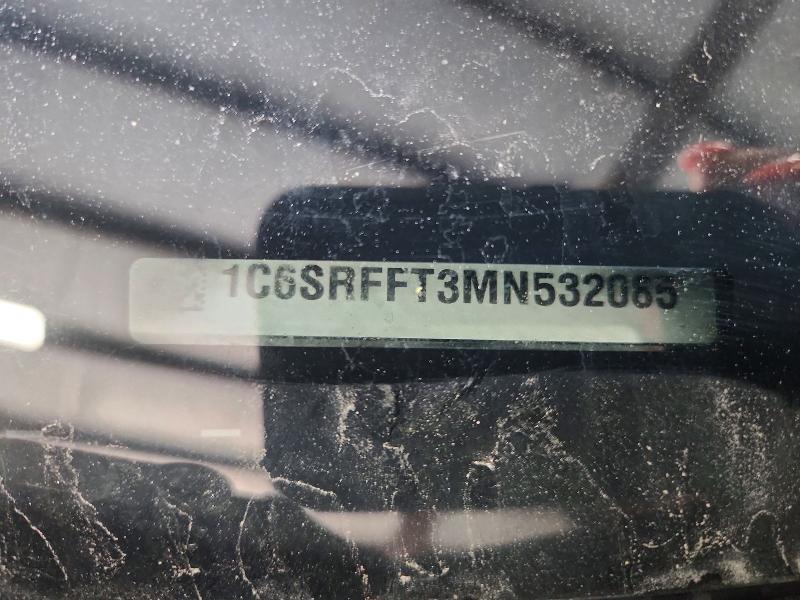 2021 Ram 1500 მანქანა იყიდება აუქციონზე, vin: 1C6SRFFT3MN532085, აუქციონის ნომერი: 62420786