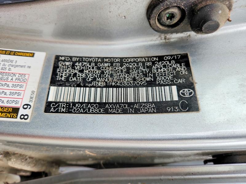 Продаж на аукціоні авто 2018 Toyota Camry, vin: JTNB11HK4J3037095, номер лоту: 61953856