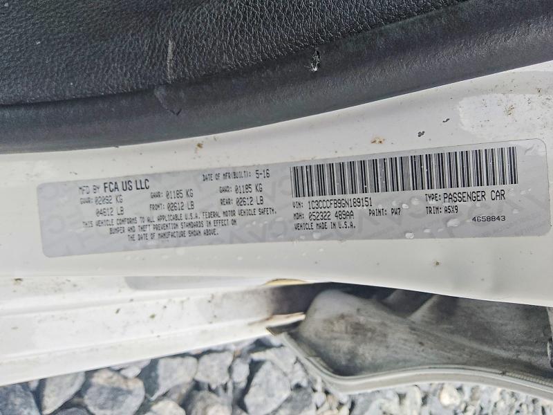 Aukcja sprzedaży 2016 Chrysler 200, vin: 1C3CCCFB9GN189151, numer aukcji: 62592766