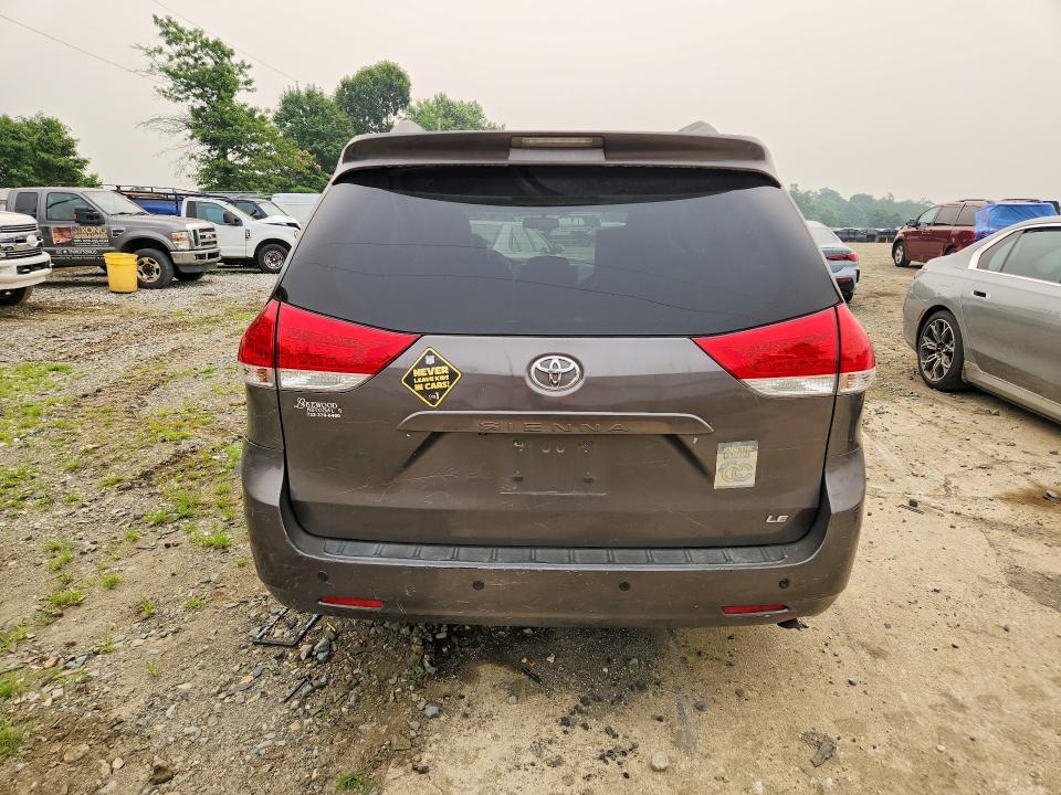 Aukcja sprzedaży 2013 Toyota Sienna, vin: 5TDKK3DC2DS350516, numer aukcji: 61204486