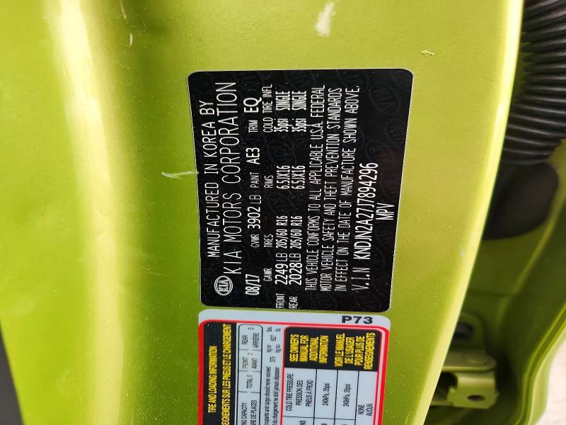 Продажа на аукционе авто 2018 Kia Soul, vin: KNDJN2A27J7894296, номер лота: 61010996