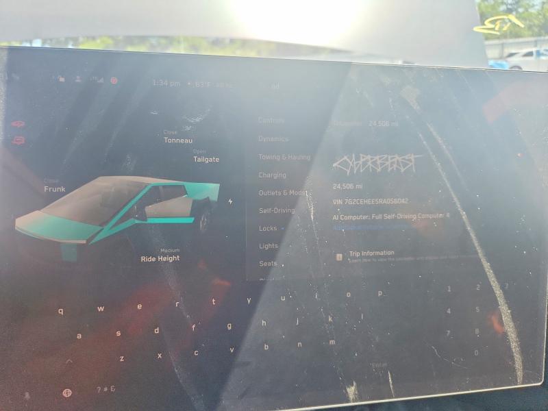 Aukcja sprzedaży 2024 Tesla Cybertruck, vin: 7G2CEHEE5RA056042, numer aukcji: 55647046