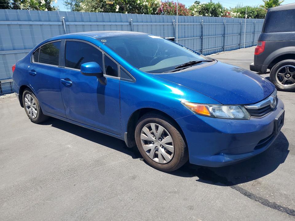 Продаж на аукціоні авто 2012 Honda Civic, vin: 19XFB2F53CE075130, номер лоту: 62333896