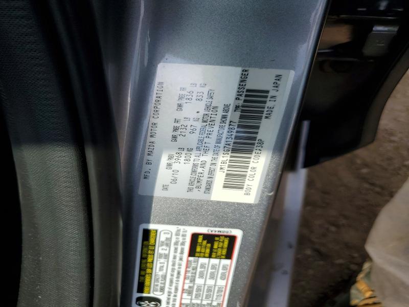 Продажа на аукционе авто 2010 Mazda 3, vin: JM1BL1SG7A1349877, номер лота: 62164036