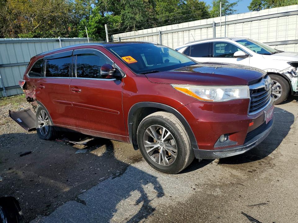 Продаж на аукціоні авто 2016 Toyota Highlander, vin: 5TDJKRFH7GS301470, номер лоту: 61395886