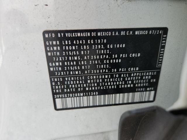 Продажа на аукционе авто 2024 Volkswagen Taos, vin: 3VV5X7B28RM111349, номер лота: 59694926