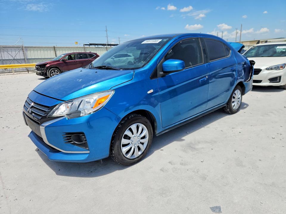 2022 Mitsubishi Mirage მანქანა იყიდება აუქციონზე, vin: ML32FUFJ7NHF03621, აუქციონის ნომერი: 61603266