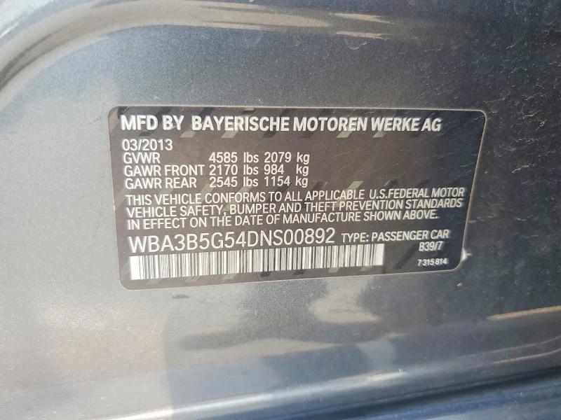 Aukcja sprzedaży 2013 Bmw 328, vin: WBA3B5G54DNS00892, numer aukcji: 60628686