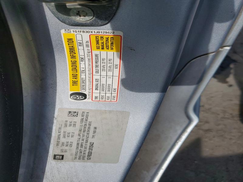 Продаж на аукціоні авто 2018 Chevrolet Camaro, vin: 1G1FB3DX1J0129422, номер лоту: 59913196