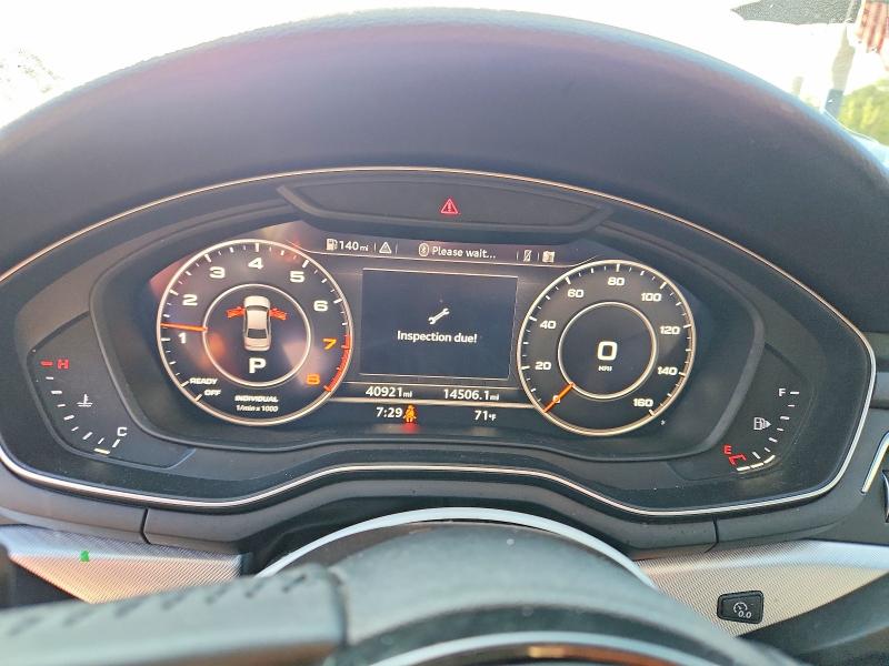 2019 Audi A4 მანქანა იყიდება აუქციონზე, vin: WAUENAF44KN006135, აუქციონის ნომერი: 62084236