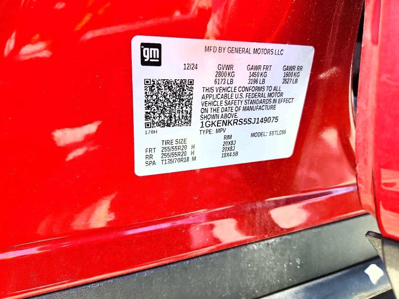 Aukcja sprzedaży 2025 Gmc Acadia, vin: 1GKENKRS5SJ149075, numer aukcji: 62395966
